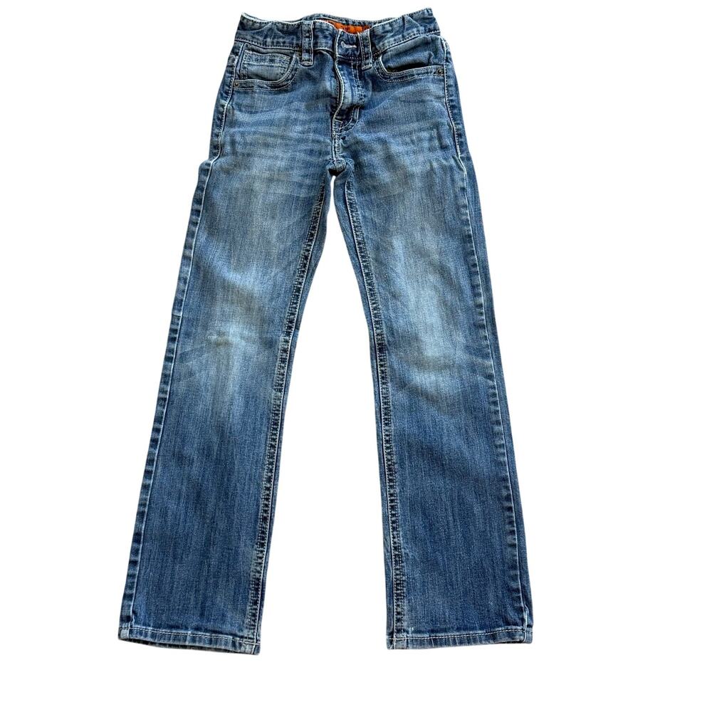 Rock & Roll Jeans Boys 10 Blue Bootcut Youth Western Pants Light Wash Denim